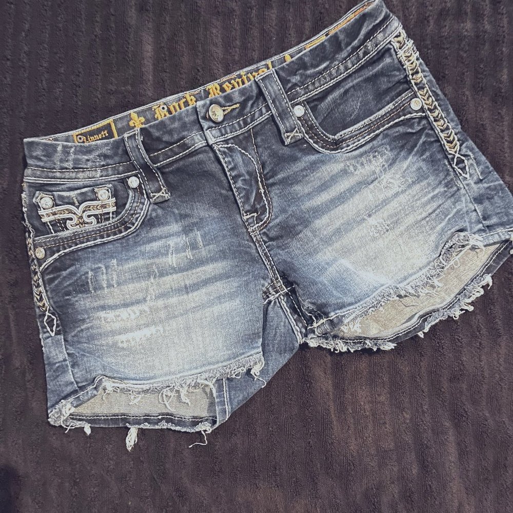 ROCK REVIVAL Jean shorts, size 27